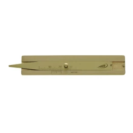 HELIOS-PREISSER 0180310 Reifenprofil-Tiefenmaß aus Hartmessing 30 mm