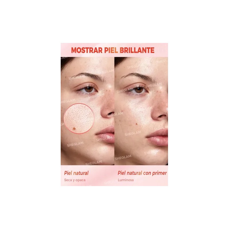 Sheglam Primer de Rostro Melon Melt Gel Hidratante para Todo