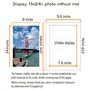LUCKYLIFE 18x24 Frame in Rustic Brown, Gallery Frame for Wall