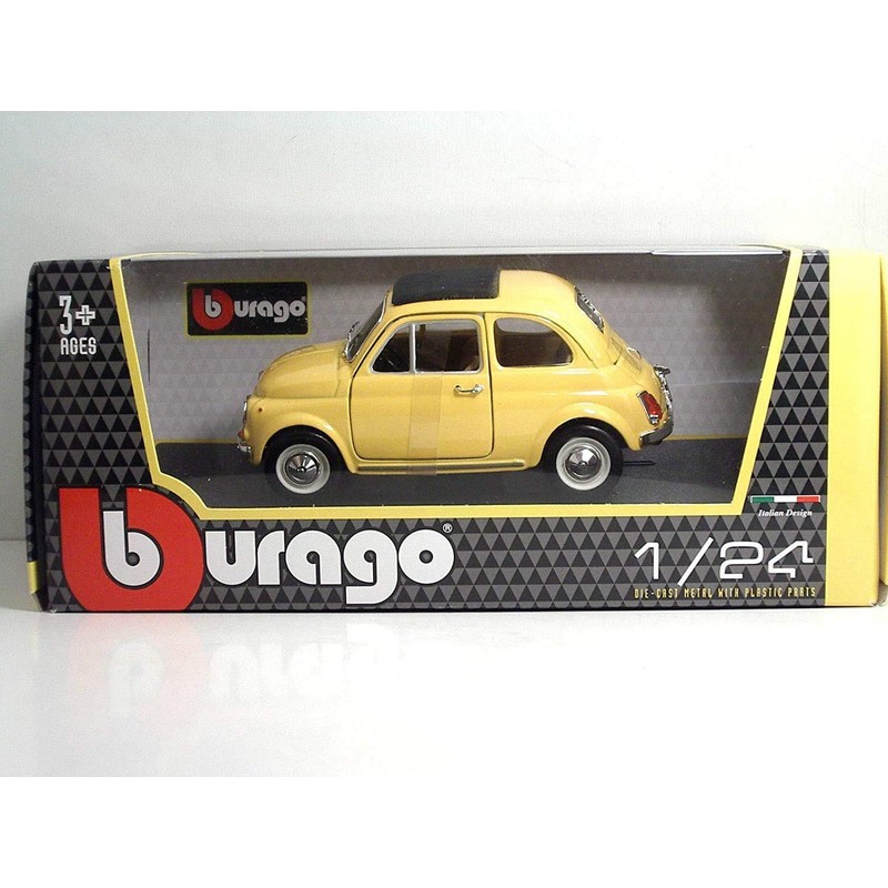 Bburago Car Model Car Fiat 500 F 1965, Classic, Metal,