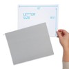 25 Blue Summit Supplies Grey Hanging File Folders Letter Size