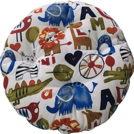 TINTON LIFE 14" Padded Round Bar Stool Cover Cushion with Elastic Fabric Round Chair Seat Cushion for Wooden Metal Stools Animals
