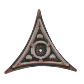 ANTIQUE COPPER DECORATIVE BRASS STAIR DUST CORNER