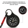 TAFACE 1 x Mountaineering Compass 1 x Survival Whistle Compass