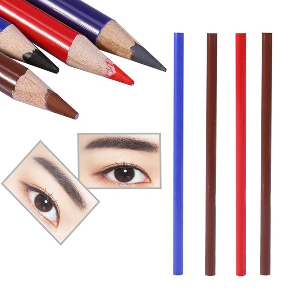 4 Colours Eyebrow Lip Tattoo Liner Positioning Microblading Permanent Makeup Waterproof Pencil (1#)