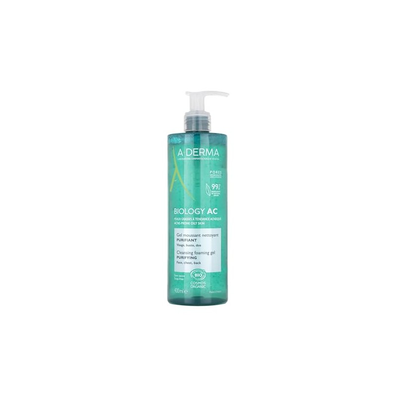 ADERMA, Biology AC Gel Limpiador Purificante, Para Piel Mixta a