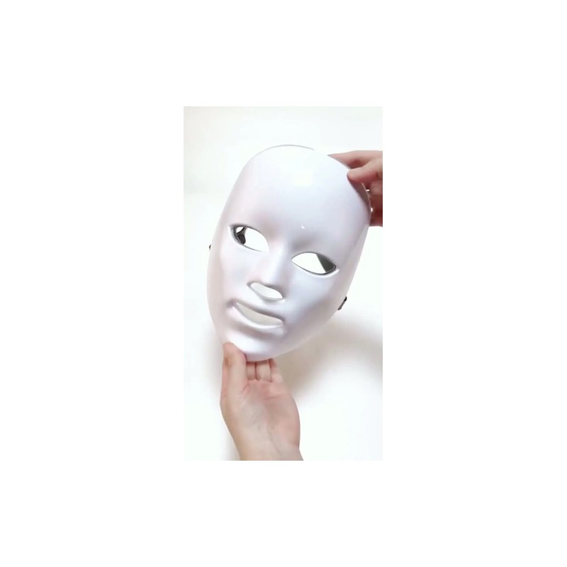 Máscara Belleza Led Facial Terapia 7 Colores Cara Rejuvenece