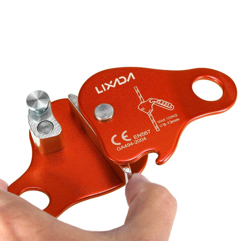 Lixada Micro Pulley Simple Ascender Bearing Mobile Side Climbing Pulley