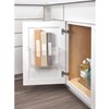 iDesign AFFIXX Plastic Wall Mount Organizer for Kitchen Bathroom, Office,