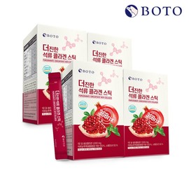 Botu Richer Pomegranate Collagen Stick 15g 30 packs x 4 boxes / 보뚜 더 진한 석류 콜라겐 스틱 15g 30포 x 4박스