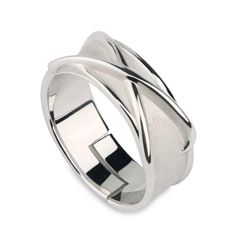 Anime Super Black GK Time Rings 925 Sterling Silver Finger