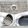 WHAMVOX Round Stainless Steel Vent Cover Windproof Louver Grille for