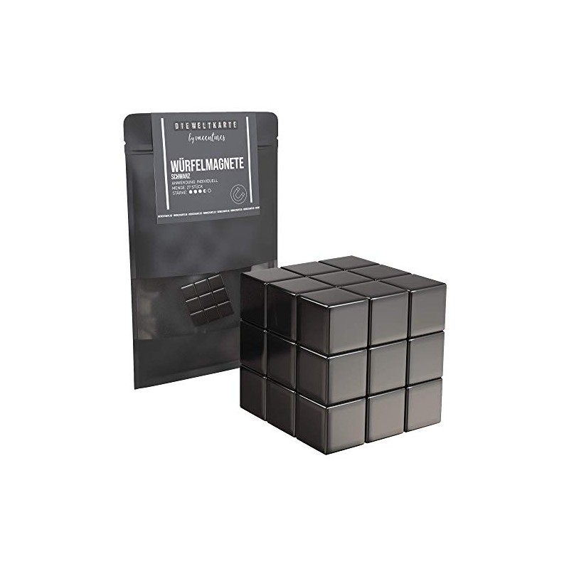 VACENTURES Magnet Set Magnetic World Map & Co. I 27x
