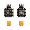 Acxico 2 pcs Drone Power Distribution Board XT60 3-4S 9-18V