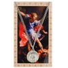 Round St. Michael the Archangel Medal with Prayer Card