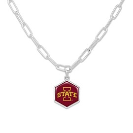 From the Heart Enterprises Iowa State Cyclones Juno Silver Chain Necklace Jewelry Gift ISU