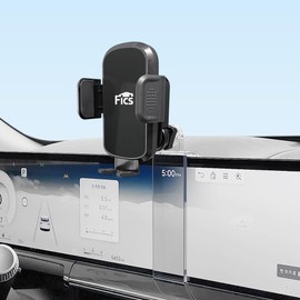 FICS Car Phone Holder for Genesis GV80 2025 – Custom-Fit Mount for Seamless Display Integration, Interior Accessories for Navigation Use, Stable Driving View