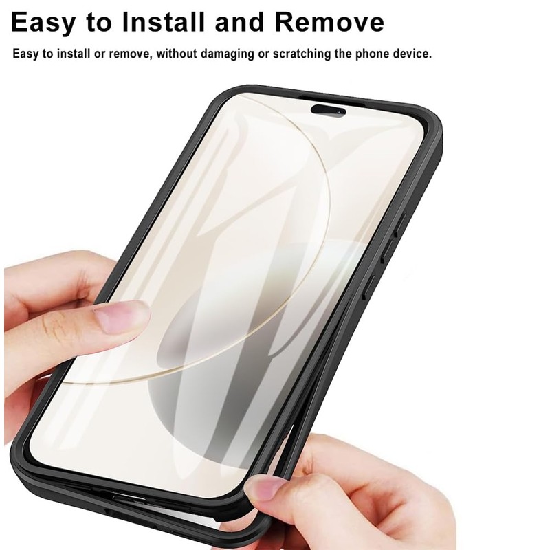 YUXING Full Body Case for Honor 400 Lite, Dual-Layer 360°