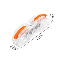 20 Piece Lever Nut Wire Connectors, One-to-One Quick Terminal,Compact Wire Wiring Connectors for Quick Wiring of Junction Box Terminals