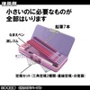 Kutsuwa CH200BK Clarino Pittanton Pen Case, Magnetic Pencil Case, 2-Door,