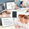 Mini Whiteboard Piccola Lavagna Bianca Pieghevole Taccuino Riutilizzabile