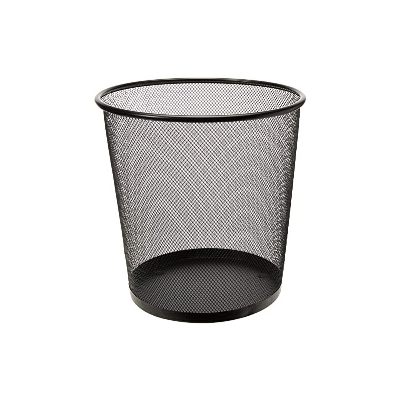 Nextep NE-165R Cesto de Malla Redondo 16L, Color Negro