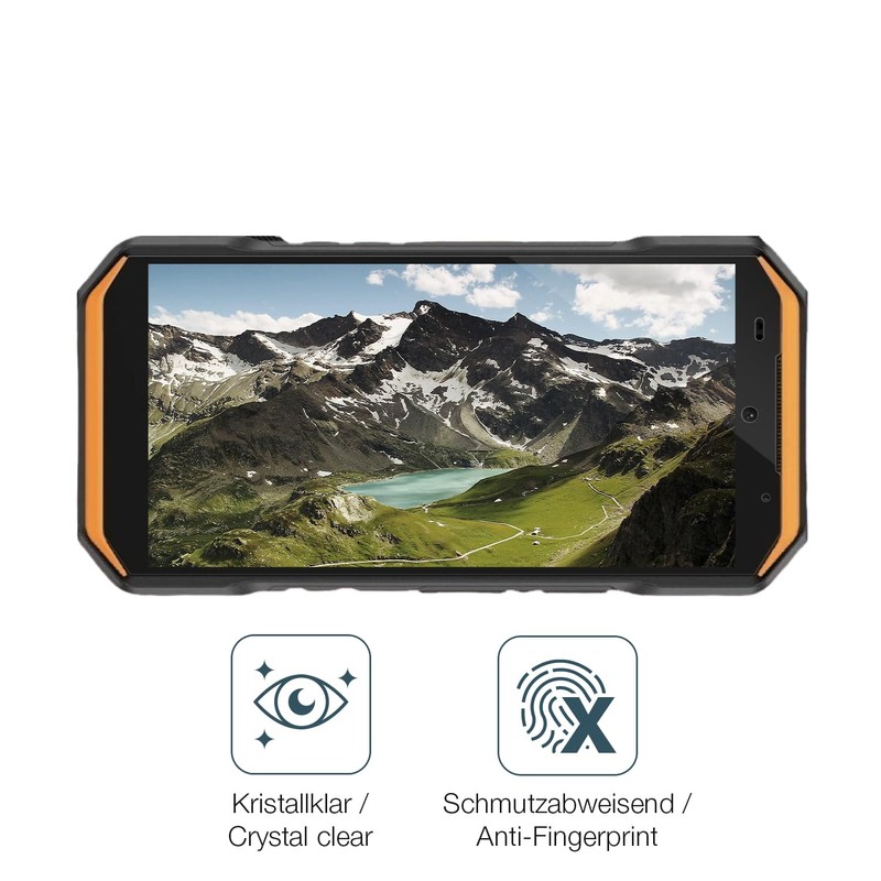dipos I 2x Screen Protector 9H Clear Compatible with Ulefone