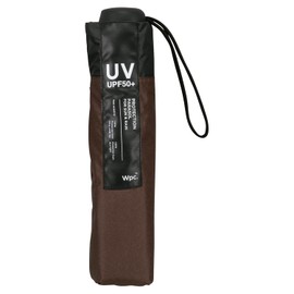 Wpc. 801-18912-102 Parasol, Light Shielding Minimalist Basic Parasol, Unisex, Brown, Folding Umbrella, 21.7 inches (55 cm), Unisex, For Rain or Shine, Light Blocking, UV Protection, 100% Simple,