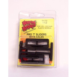 Pro "T" Sliders w/ Axles (for Model Kit Dancers Hydraulics)
