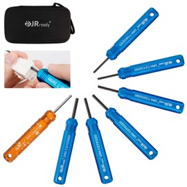 JRready ST5252 Pin Tool Car Set 7 Pieces for AMP .062" Commercial Series Terminals, Molex Standard .062" & .093" Terminals, Delphi Weather-Pack Series Connectors Molex