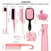Kit 12 Piezas Peines Cepillos Atomizador Y Pinzas Cabello