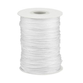 JINXM 1.8 mm White Braided Lift Shade Cord Roll White Braided Lift Shade Cord Blinds Aluminium Blind Shade, for Blinds Aluminium Blind Shade