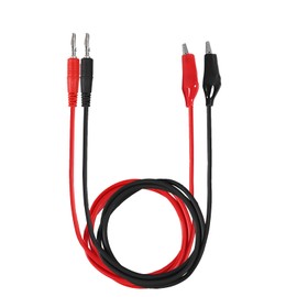 DIANN 2pcs 4mm Banana Plug to Alligator Clip Test Lead Cable Line Wire for Multi-Meter, Electrical Test Jumper Wire 100cm/3.3ft