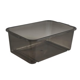 keeeper Wilma Storage Wall, Sturdy Plastic (PP), 4.5 L, 30 x 20 x 11 cm, Crystal Grey