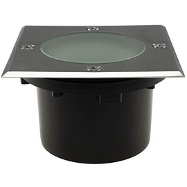 Ceiling light "BEL GX53 Q, 4eckig, IP65, Stainless Steel