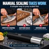 Cordless Electric Fish Scaler with Stainless Steel Roller – Rechargeable
