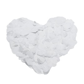 10000 Pieces of Biodegradable heart confetti,100g wedding, valentines confetti,table for Wedding, Valentine's Day, Anniversary heart table decorations (White)