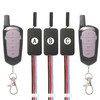 ZHOFONET Wireless Light Switch and Receiver Kit,3 Way Mini Wireless