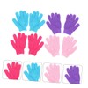 Outanaya 8pcs Exfoliating Gloves for Body Scrubbing and Comfortable Bath