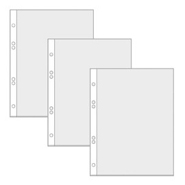 VELOFLEX A435531 - A5 Transparent Wallets, Pack of 30, 75 my, Indelible, Document Wallets Made of Crystal Clear Polypropylene Film, Transparent Films, Transparent Sleeves