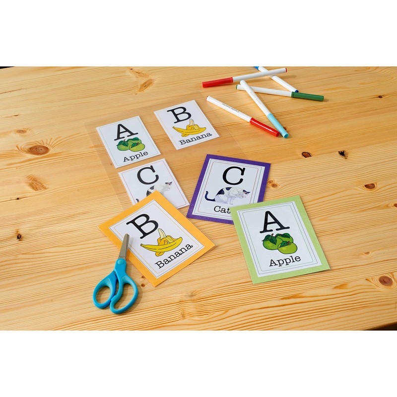 3M Scotch Self-Sealing Laminating Pouches, Bag Tags with Loops, Glossy,