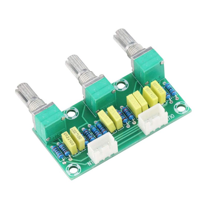 KKHMF 2pcs Passive Preamp Tone Board Volume Treble HIFI Bass