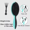 Lorsex Cepillo Desenredante Para Cabello Rizado, Lorsex 2 Cepillos