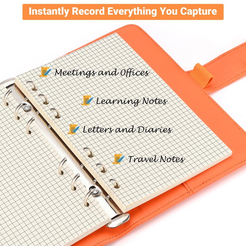Refill Paper for A6 6 Ring Binder Notebook - Ideal