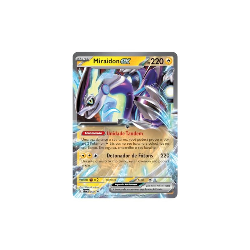 Pokémon TCG: Paldea Legends Tin - Miraidon (1 Foil Card