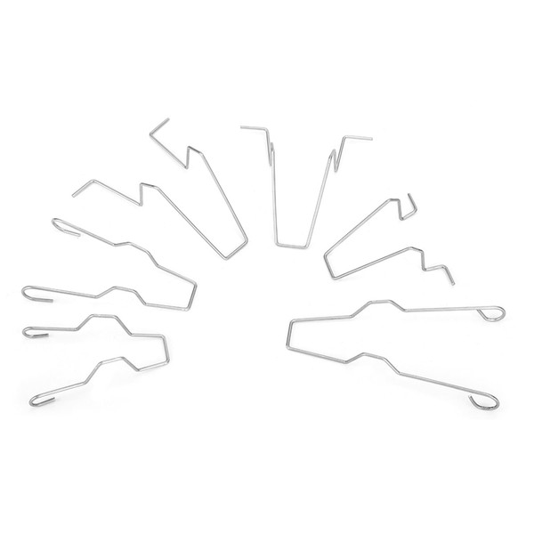 6pcs Steel Headlight Dipped Beam Headlight Bulbs Retaining Spring Clip