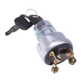 IEQFUE Ignition Switch 4 Terminals w/2 Keys 9G-7641 9G7641 1411-38 JP-10006 Compatible with Caterpillar Excavator 229 306 320 322 330 375