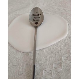 Christmas Birthday Gifts for Mom Mommy Fun Mommmy's Coffee Spoon for Mother Mama Mother's Day Gift for Mom Mommy Tea Coffee Lovers Gifts from Son Daughter Engraved Spoons