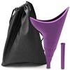Portable Female Urinal for Outdoor Travel – Reusable Silicone Pee