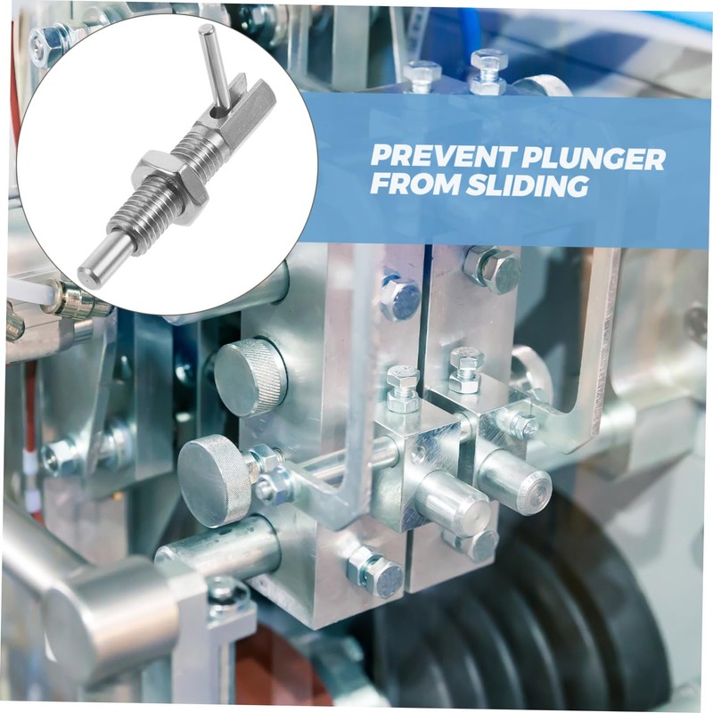 Tofficu Stainless Steel Handle Plunger Lock Pin Indexing Plunger for